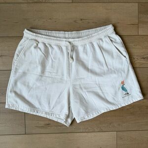 The North Face Fleece Shorts XXL White Womens Earth Day Reconnect With Nature
